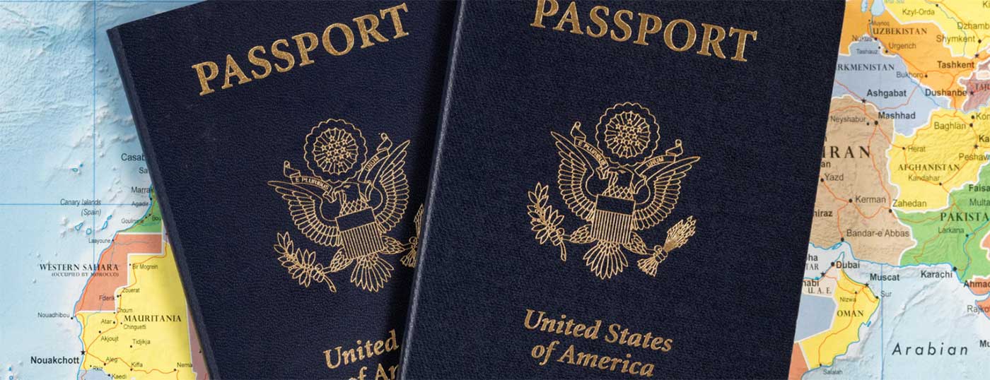 Passport and travel documents for Costa Rica